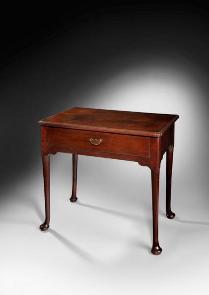 A George II period mahogany side table