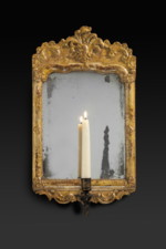 A mid 18th Century Giltwood Girandole Mirror