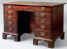 A George II Period Knee-Hole Centre Desk