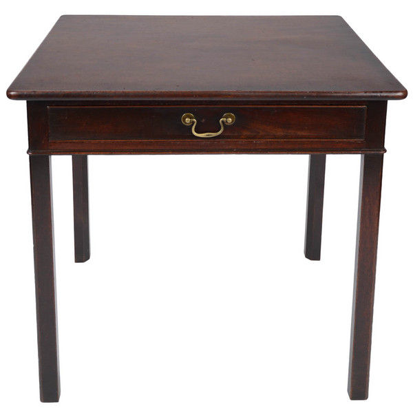 A George II period mahogany centre table.